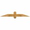Ekena Millwork Eugene Rough Sawn Timber Gable Bracket, Western Red Cedar, 48"W x 8"H x 2"D x 4"F, 4/12 Pitch GBW048X08X0204EUG00RWR - alternate 1
